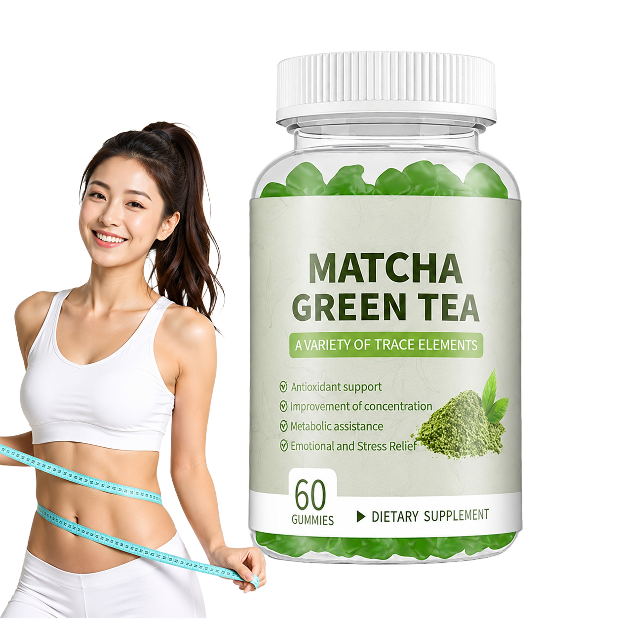 Matcha Green Tea Slimming Gummies
